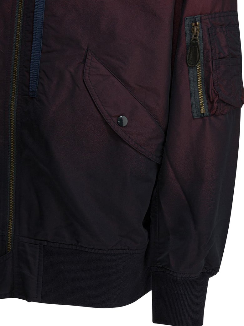 blue polyester jacket by Selfnex