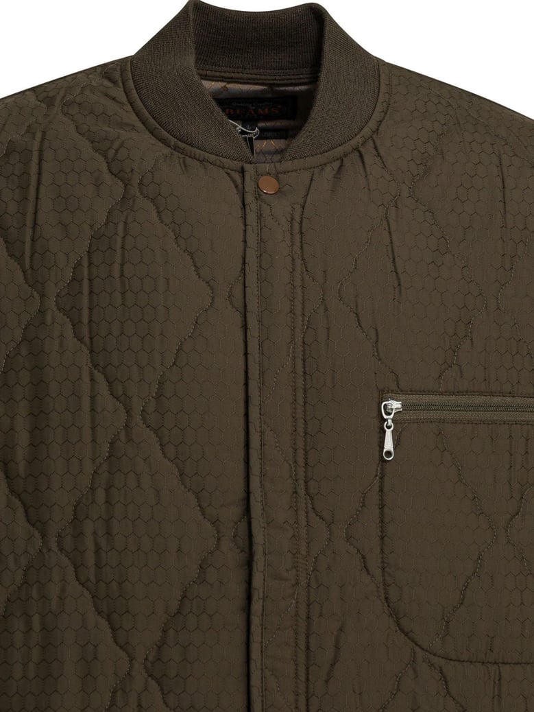 green nylon jacket by Selfnex