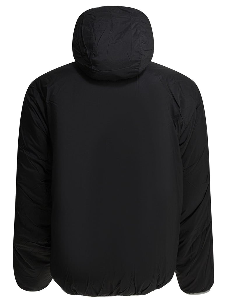 silver nylon polyester jacket by Selfnex