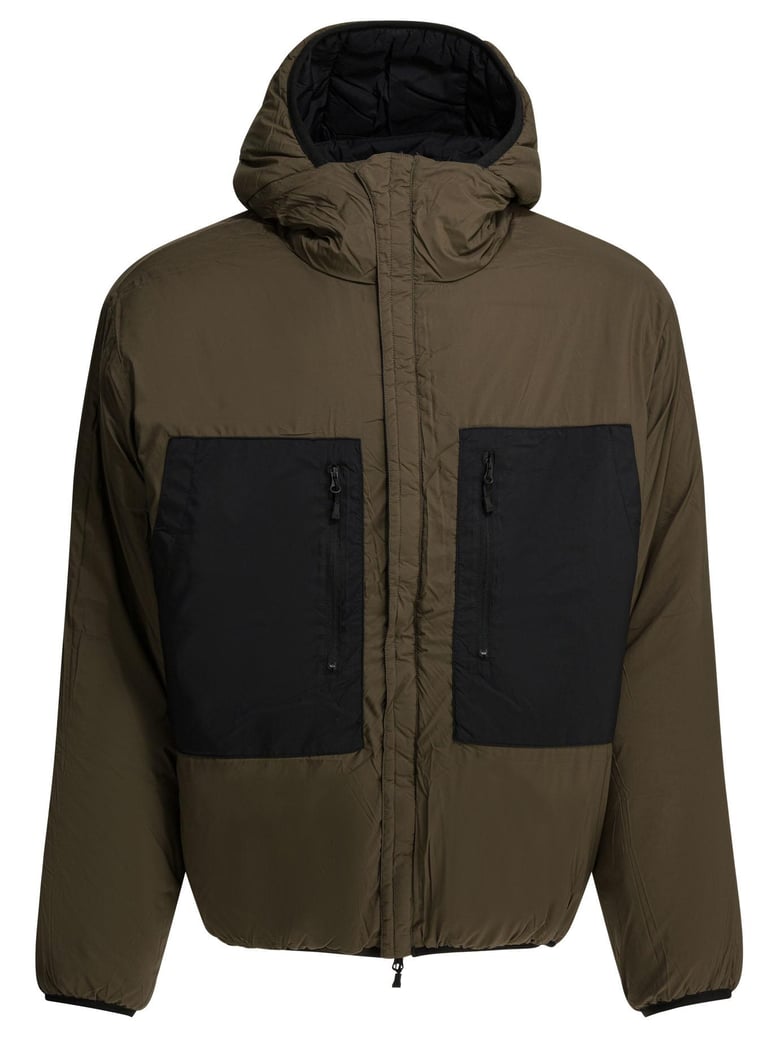black nylon polyester jacket by Selfnex