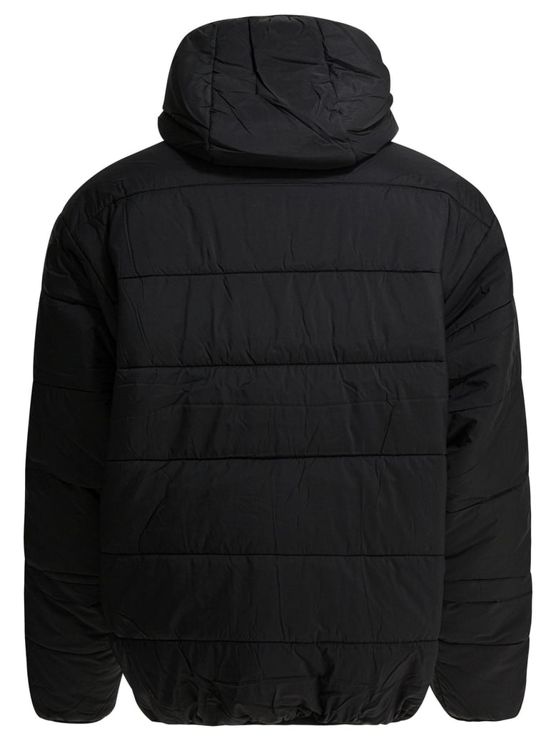 black nylon polyester jacket by Selfnex