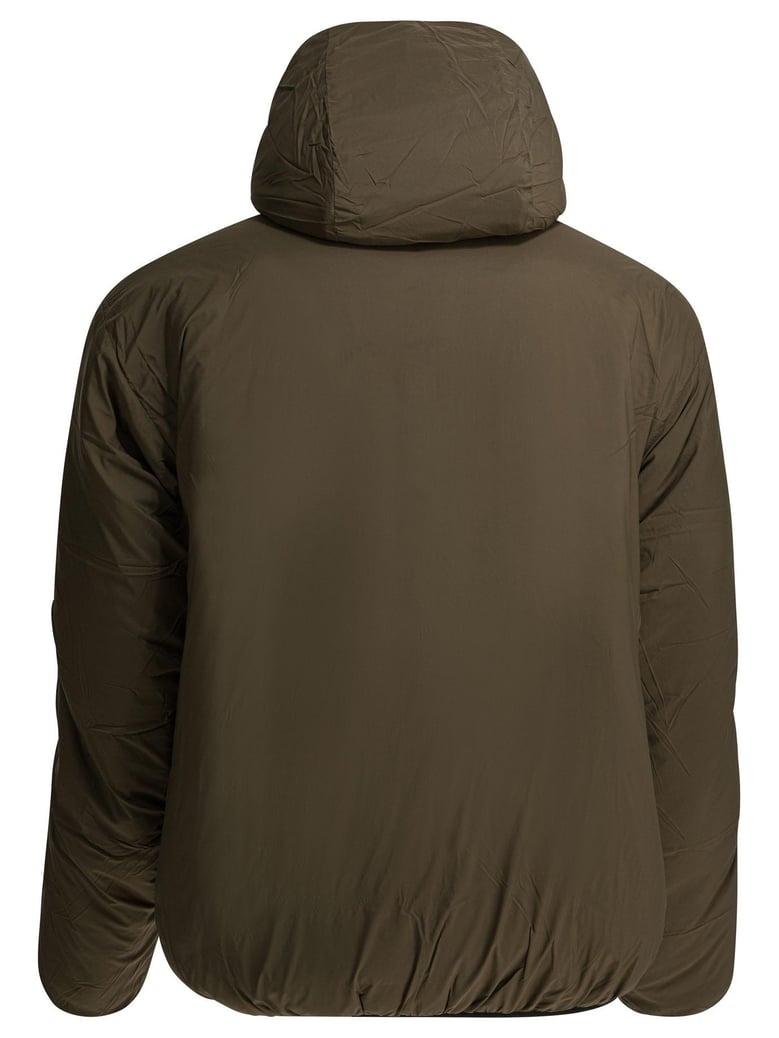 black nylon polyester jacket by Selfnex