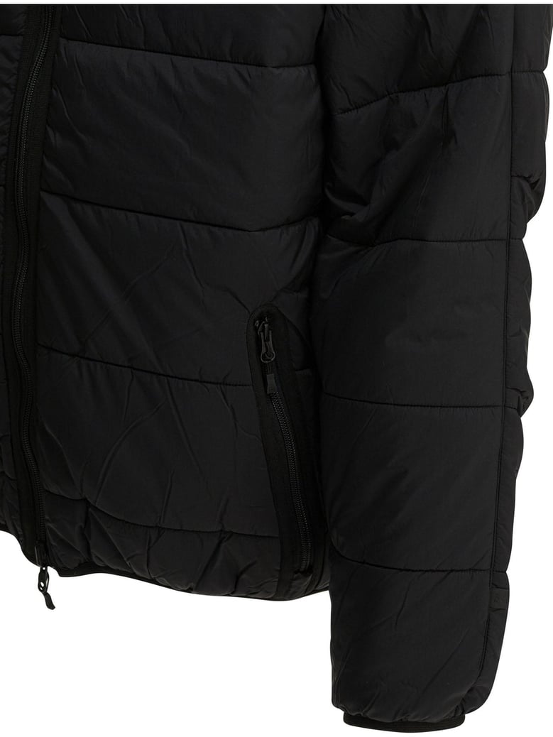 black nylon polyester jacket by Selfnex