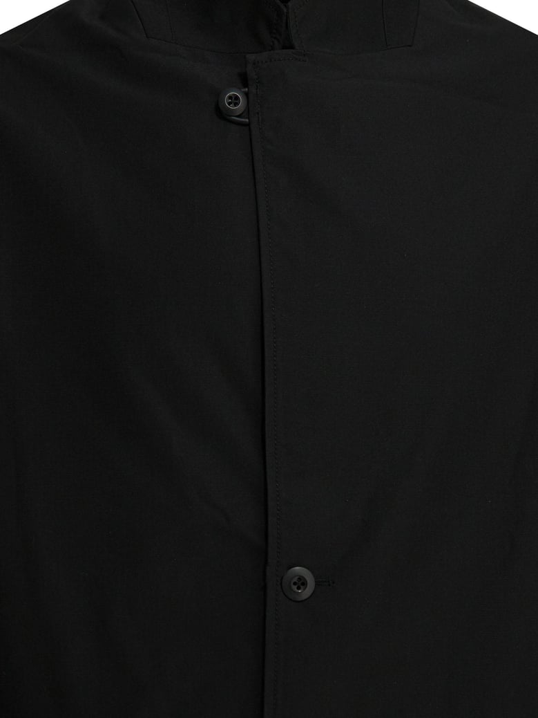 black polyester jacket by Selfnex