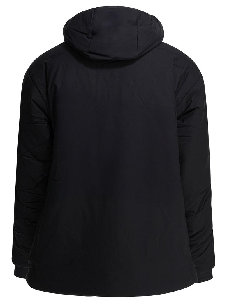black nylon polyester jacket by Selfnex
