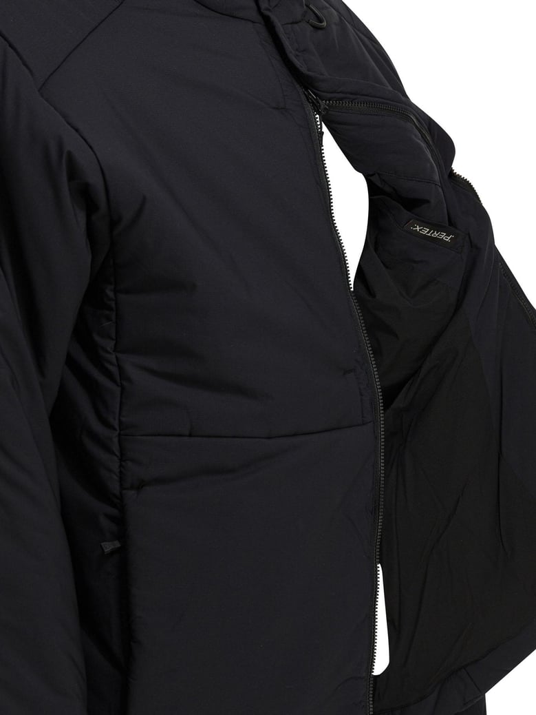 black nylon polyester jacket by Selfnex