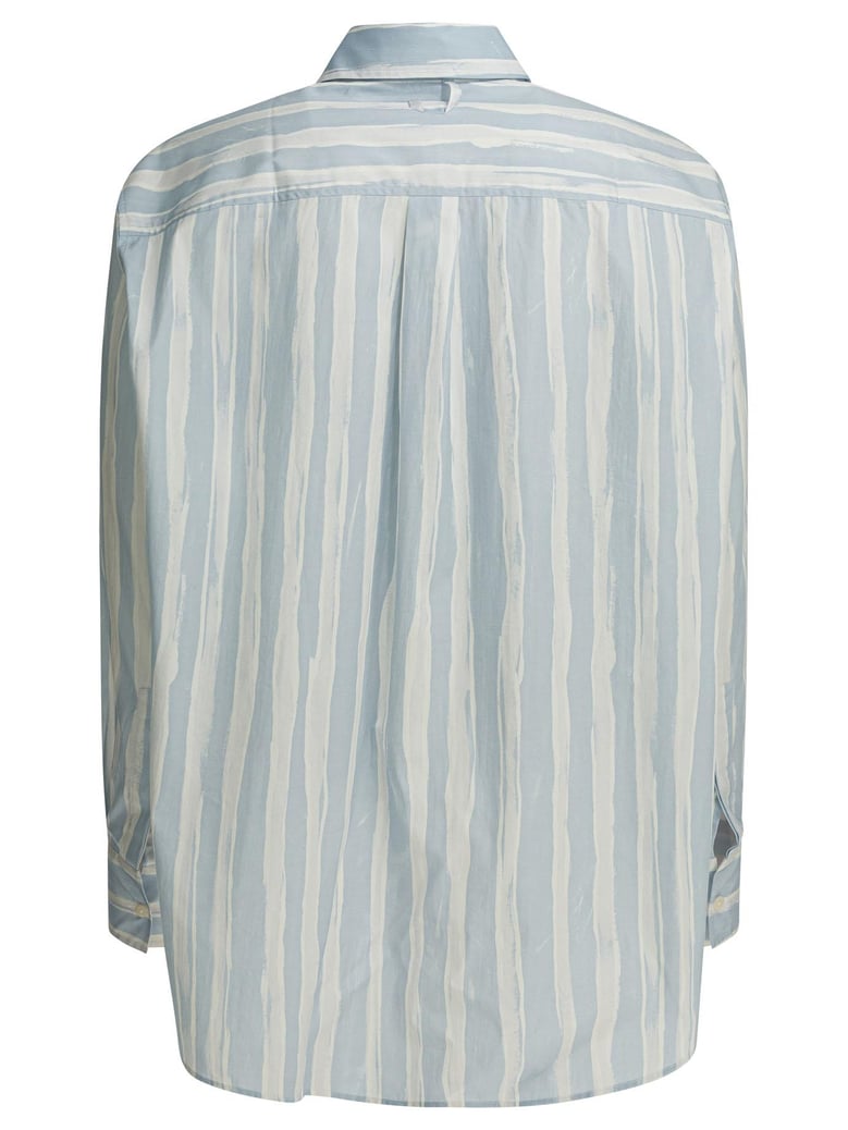 blue cotton shirt by Selfnex