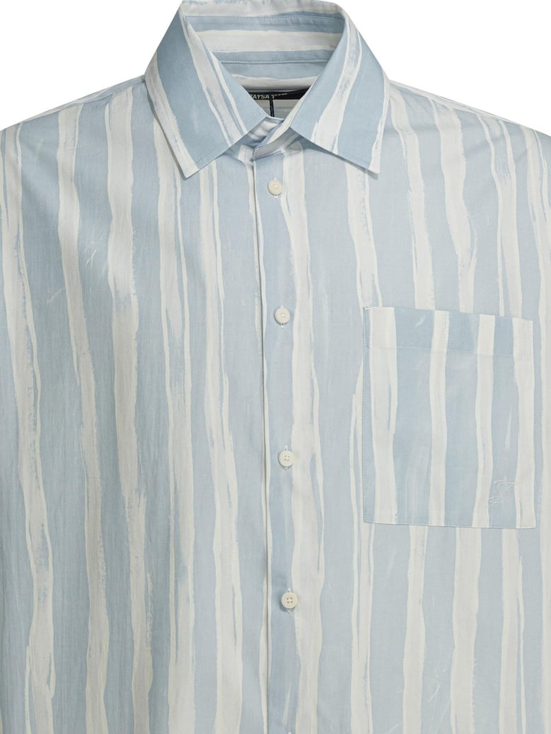 blue cotton shirt by Selfnex