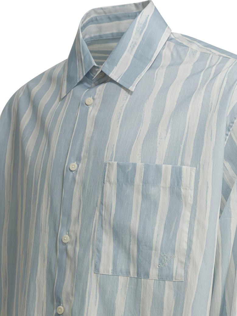 blue cotton shirt by Selfnex