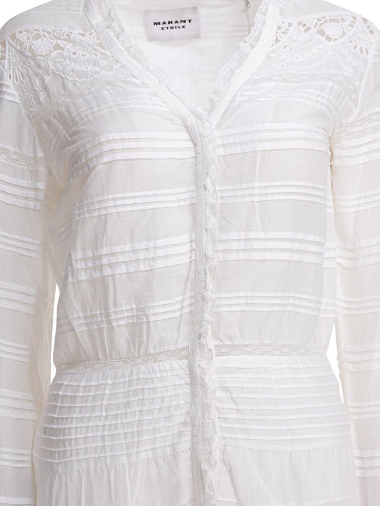 white cotton dress by Selfnex