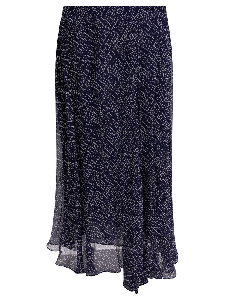 blue viscose skirt by Selfnex