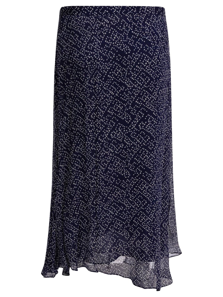 blue viscose skirt by Selfnex