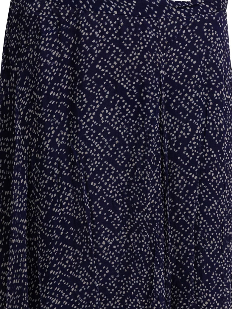 blue viscose skirt by Selfnex