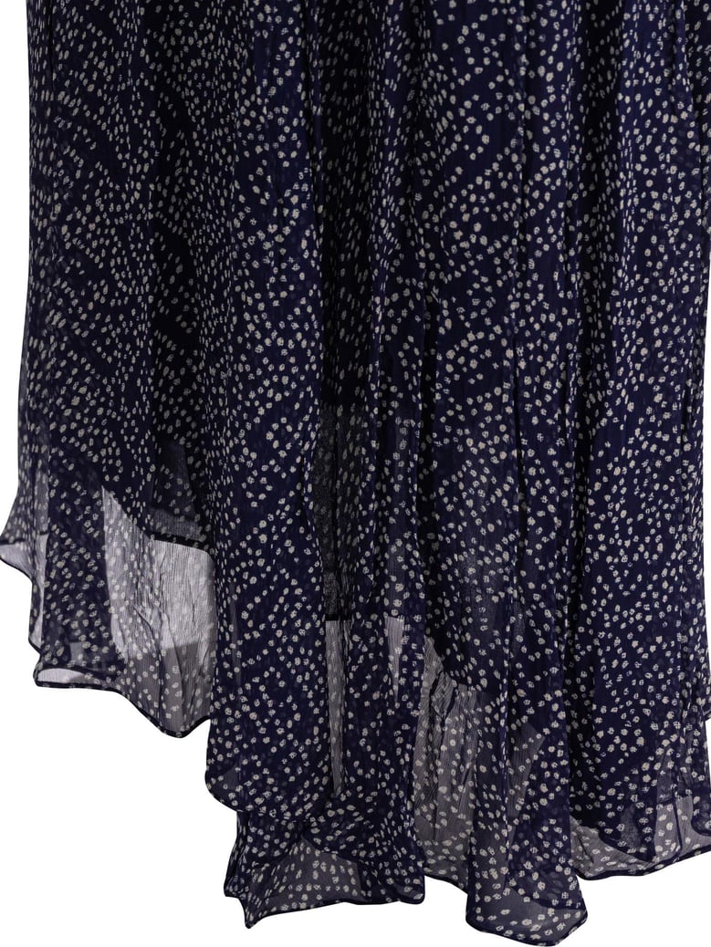 blue viscose skirt by Selfnex