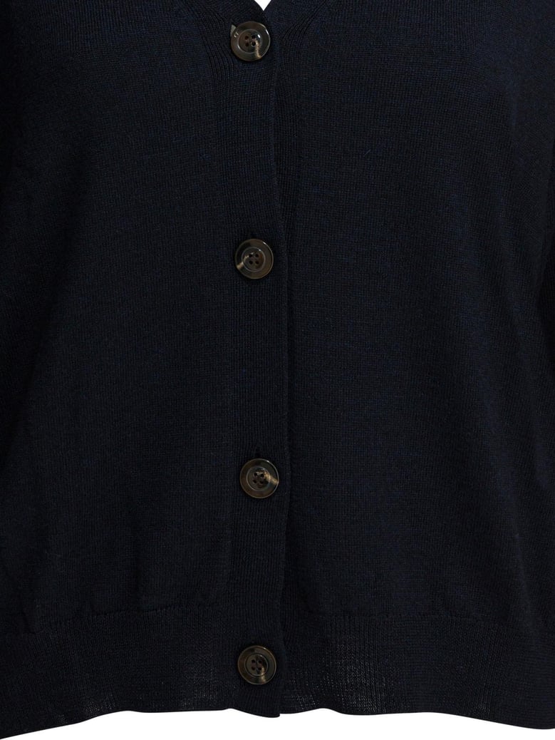 blue merino wool knitwear by Selfnex