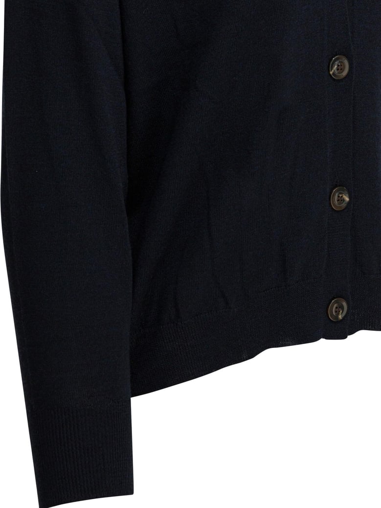 blue merino wool knitwear by Selfnex