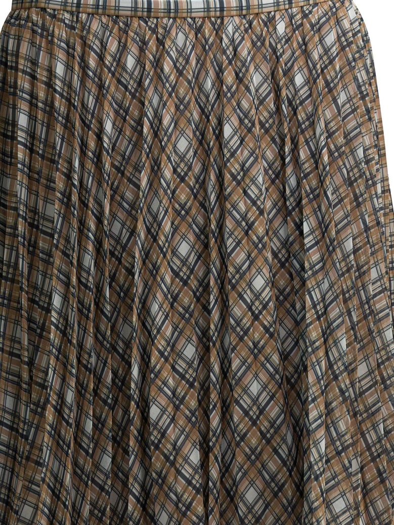 grey recycled polyester skirt by Selfnex