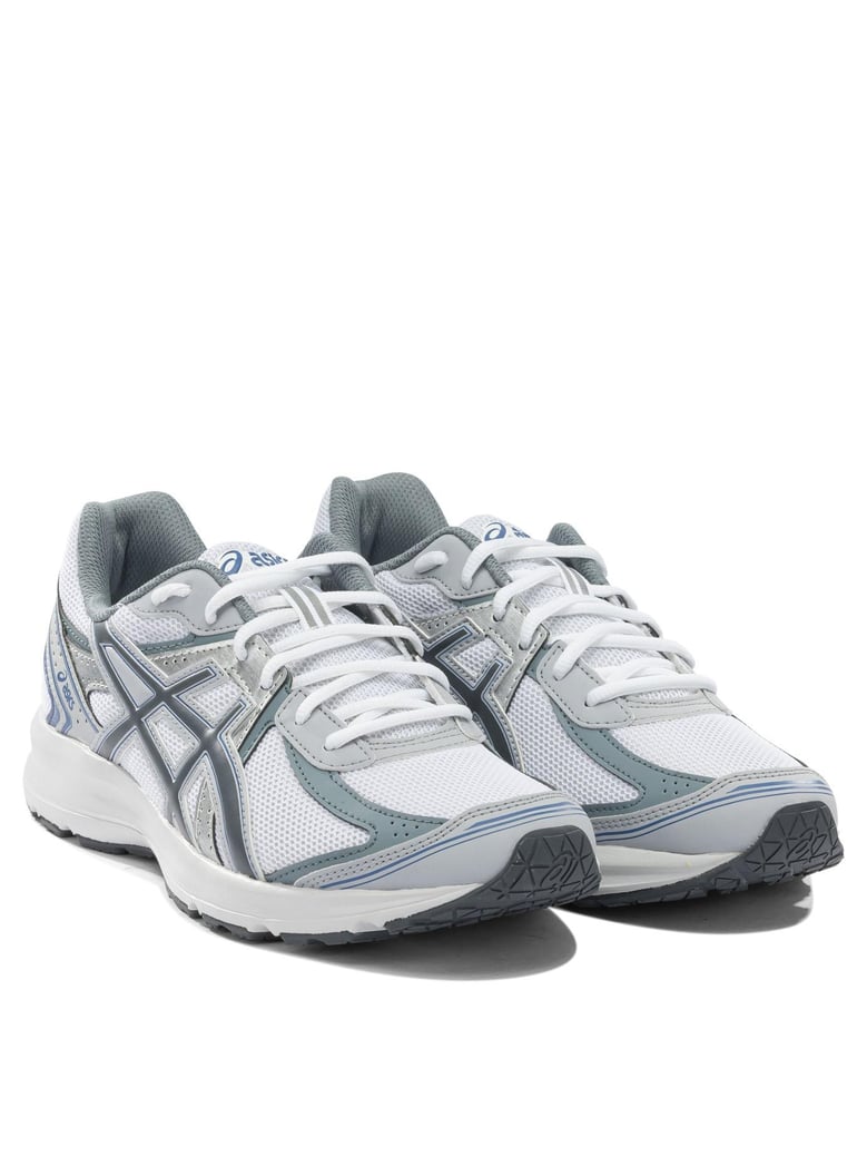 white synthetic rubber sneakers by Selfnex