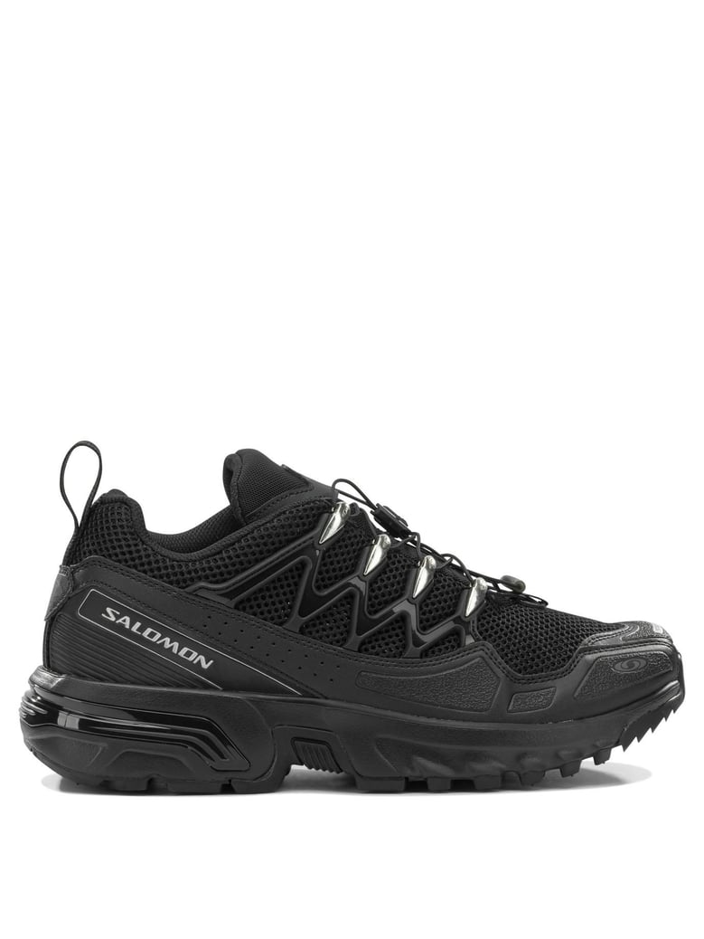 black cotton rubber sneakers by Selfnex