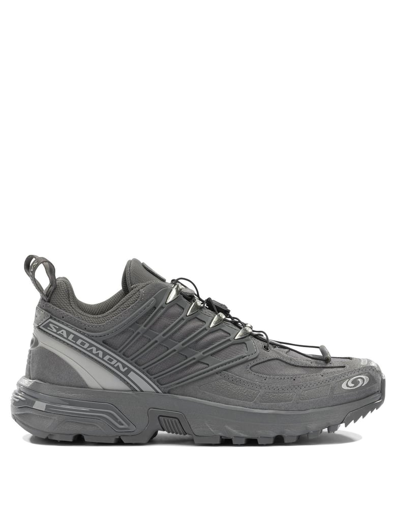 grey fabric rubber sneakers by Selfnex