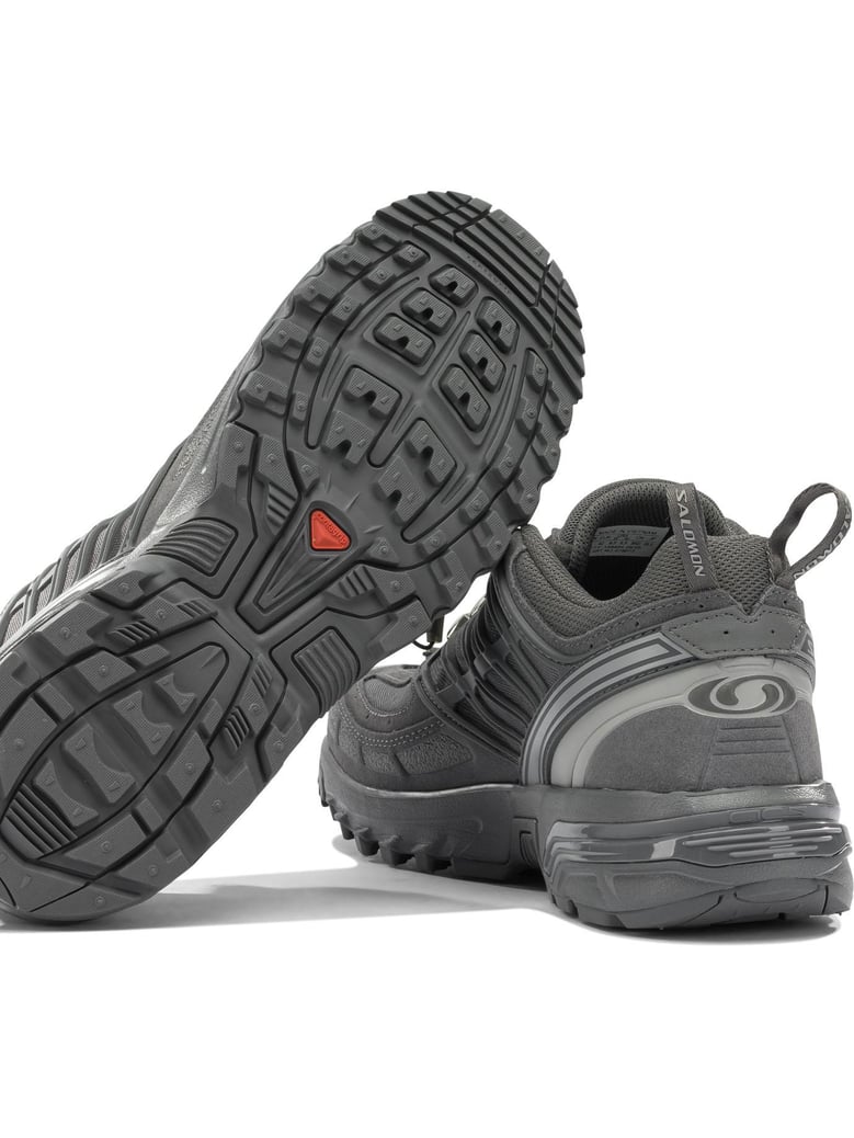 grey fabric rubber sneakers by Selfnex