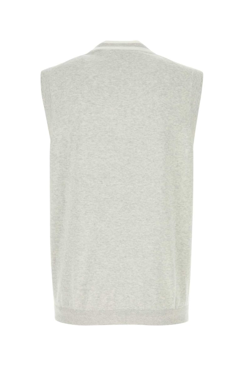 light grey cotton vest by Selfnex