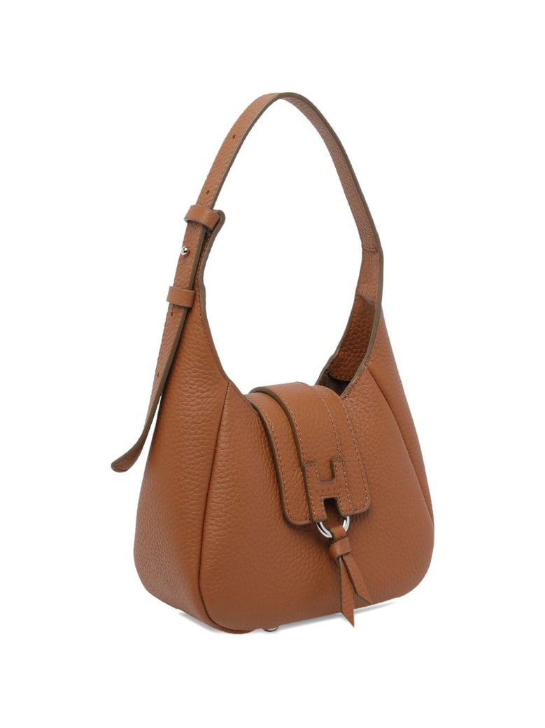 mini leather hobo bag by Selfnex