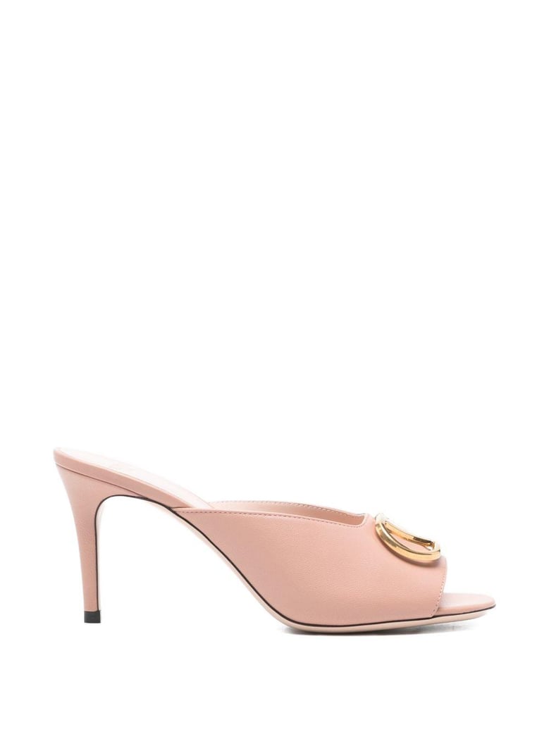vlogo signature leather mules by Selfnex