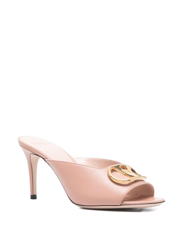 vlogo signature leather mules by Selfnex