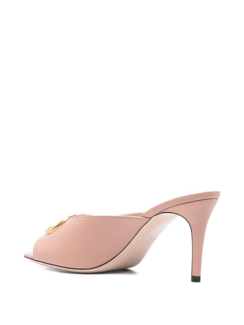 vlogo signature leather mules by Selfnex