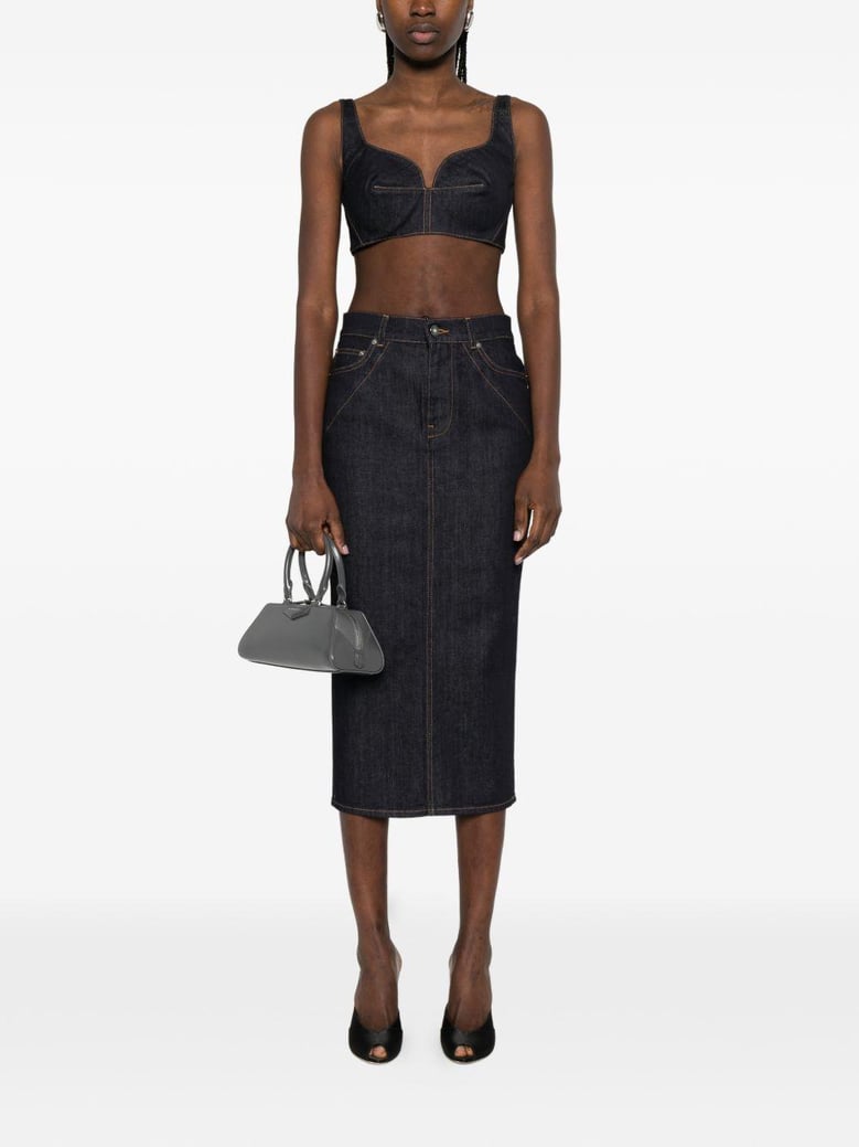 denim cotton bra top by Selfnex