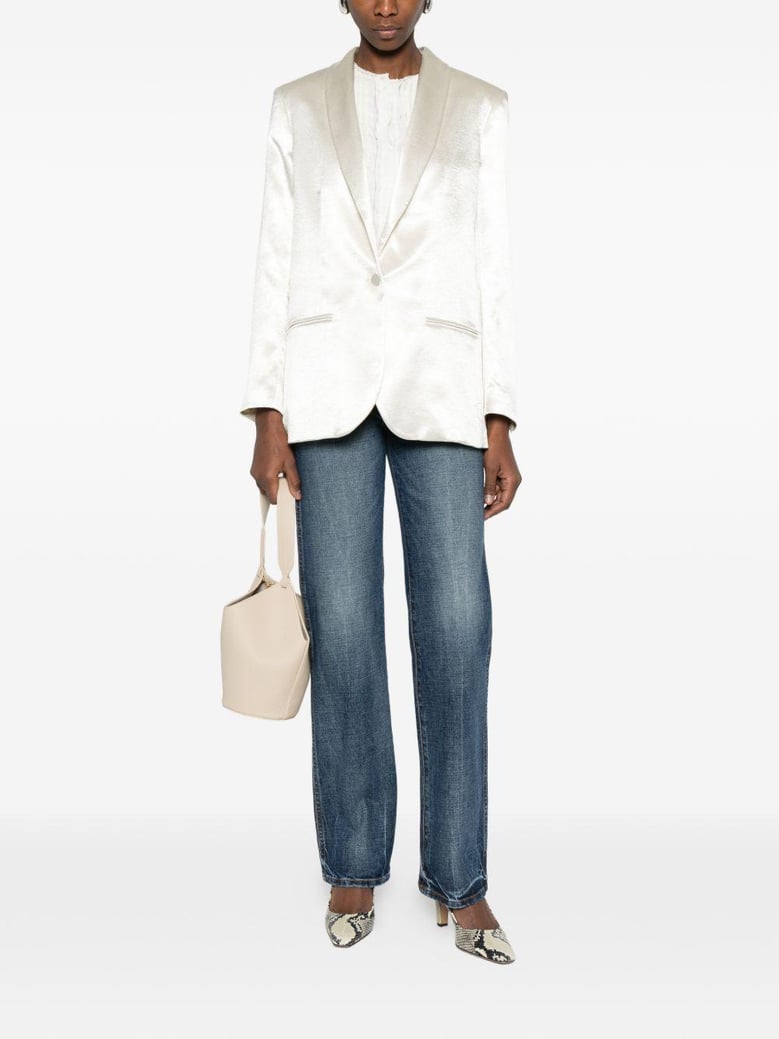 single-breasted blazer jacket by Selfnex