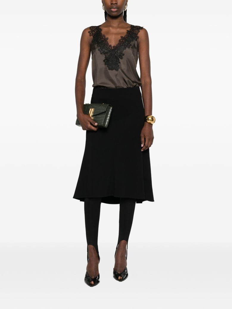 asymmetric short skirt by Selfnex