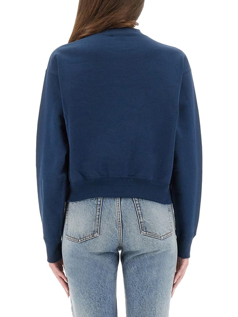 cotton fleece logo pullover by Selfnex