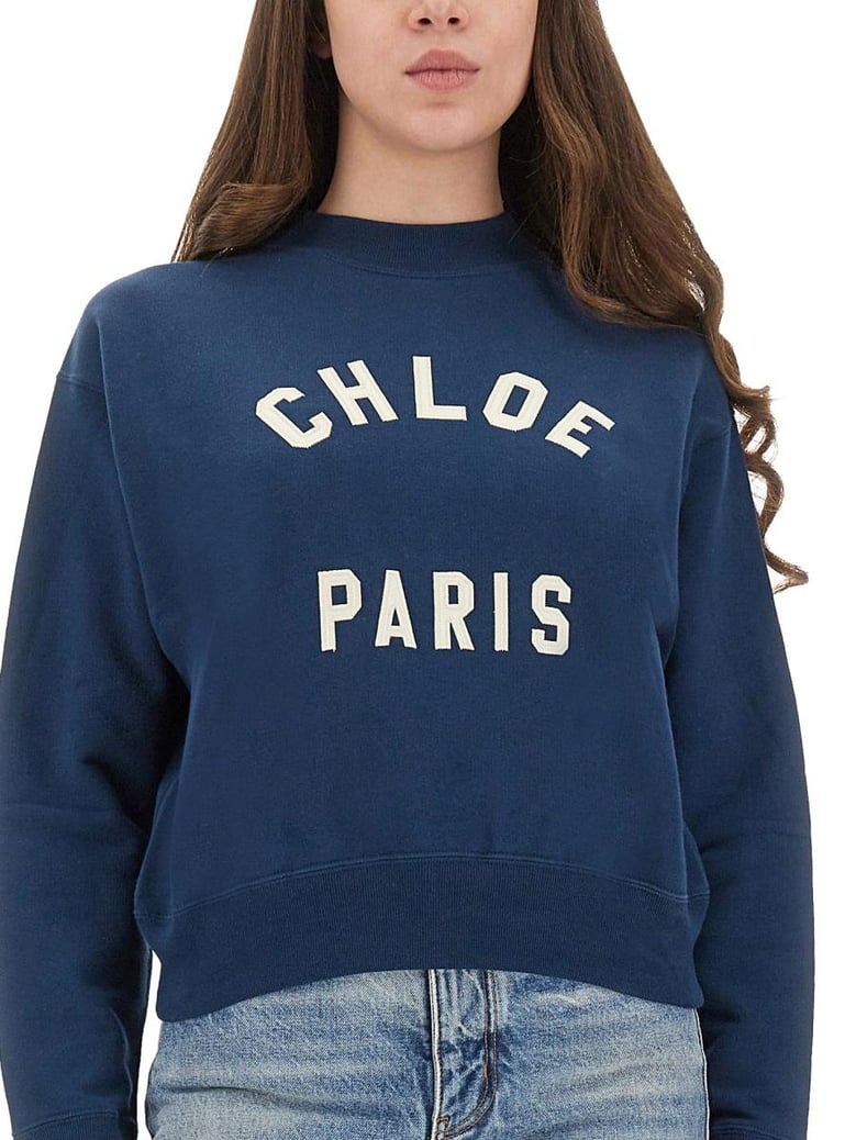 cotton fleece logo pullover by Selfnex