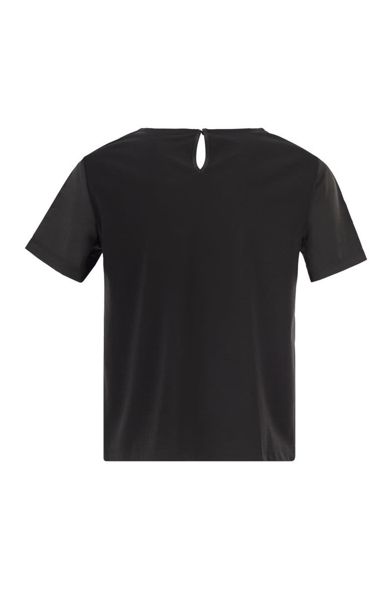 wkdzona - satin and jersey t-shirt by Selfnex