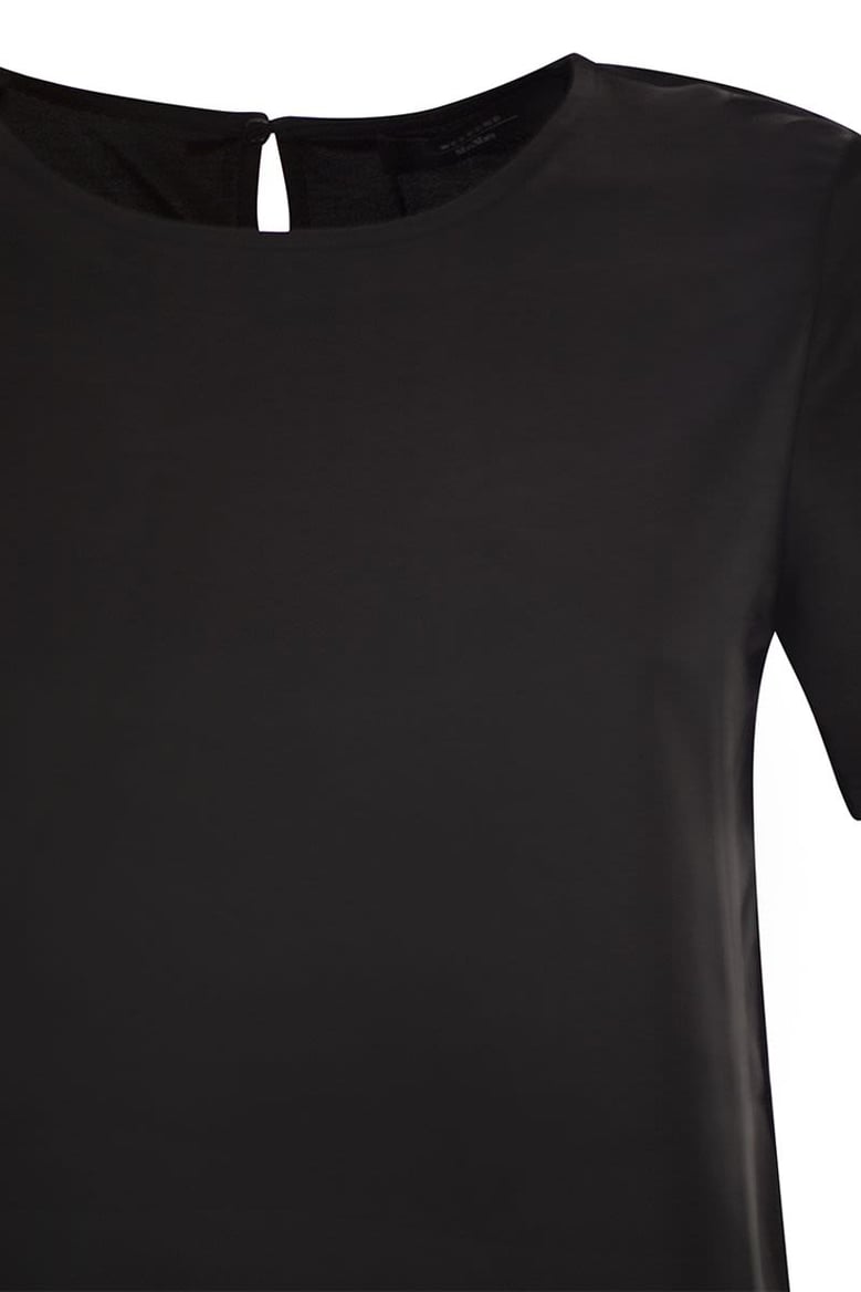 wkdzona - satin and jersey t-shirt by Selfnex