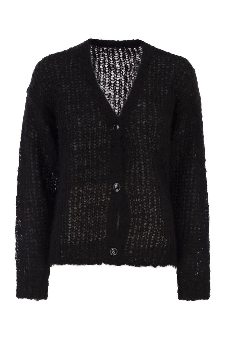 wkddanza - mohair cardigan by Selfnex