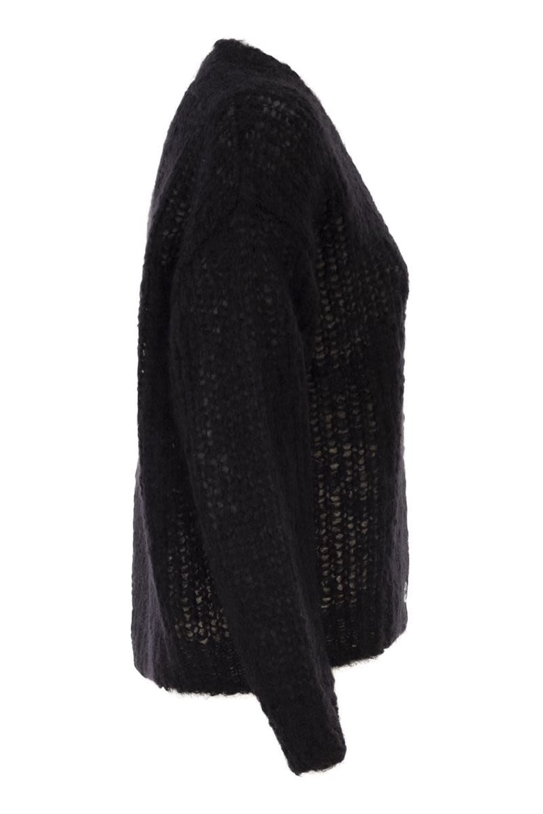wkddanza - mohair cardigan by Selfnex