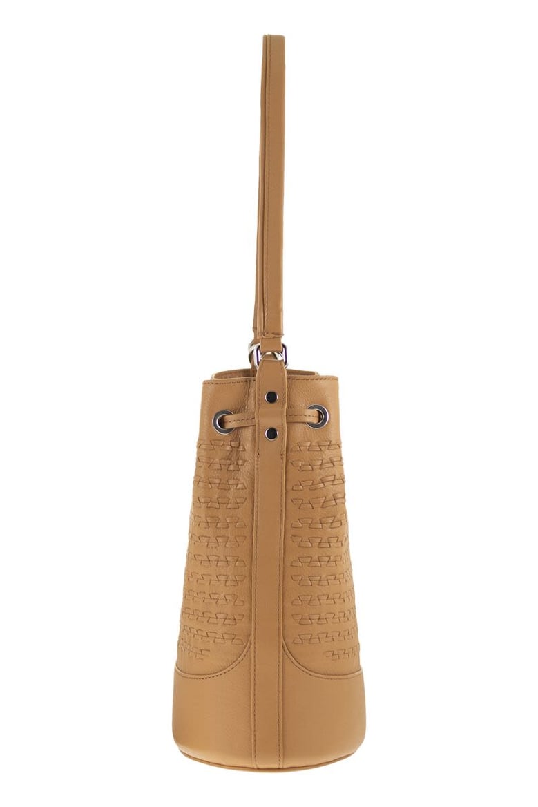 monda - leather bucket bag s by Selfnex
