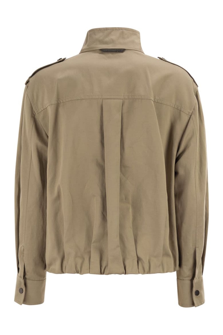 outerwear in cotton and linen canvas by Selfnex