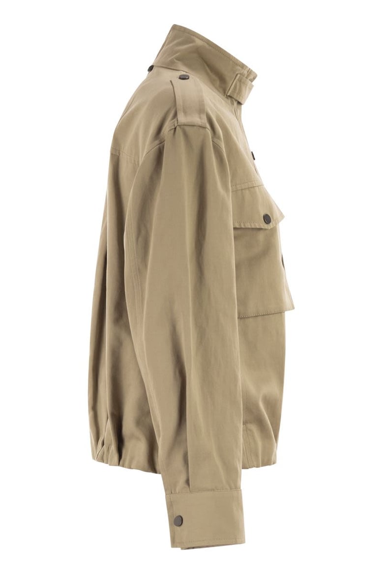 outerwear in cotton and linen canvas by Selfnex