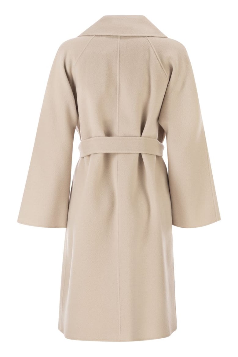 wkdcivada - double wool blend dressing gown coat by Selfnex