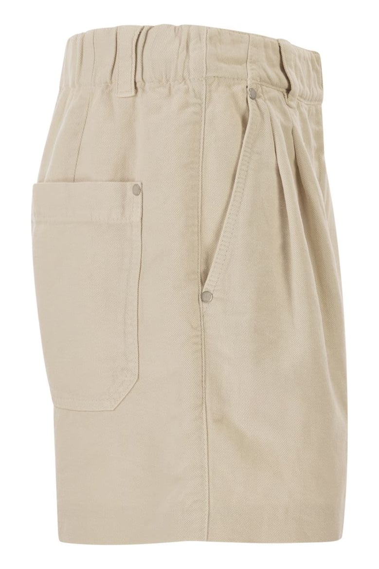 cotton and linen shorts with jewellery by Selfnex