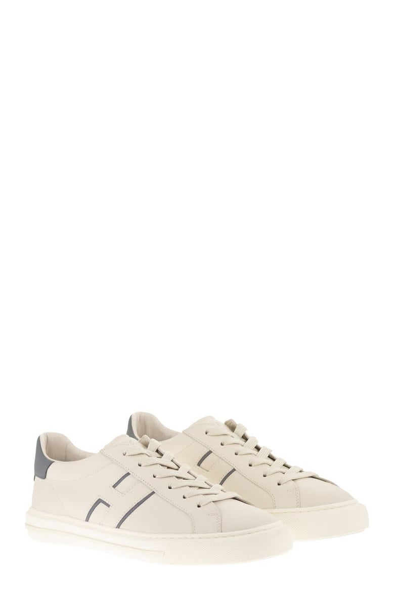 h691 - rebel leather trainers by Selfnex