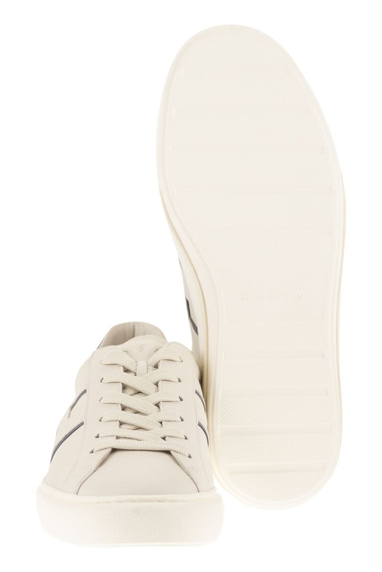 h691 - rebel leather trainers by Selfnex