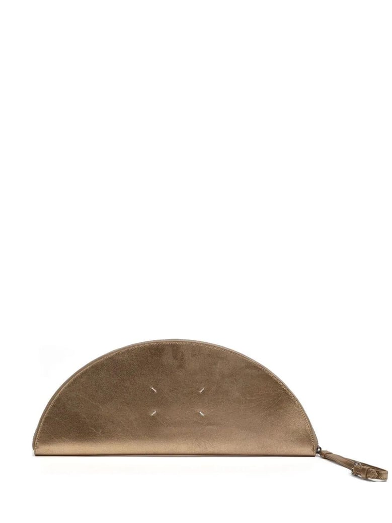 cream gold cow leather mini by Selfnex