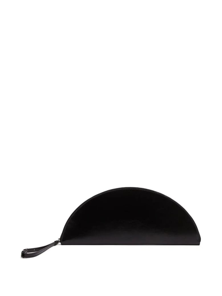 black cow leather mini bag by Selfnex