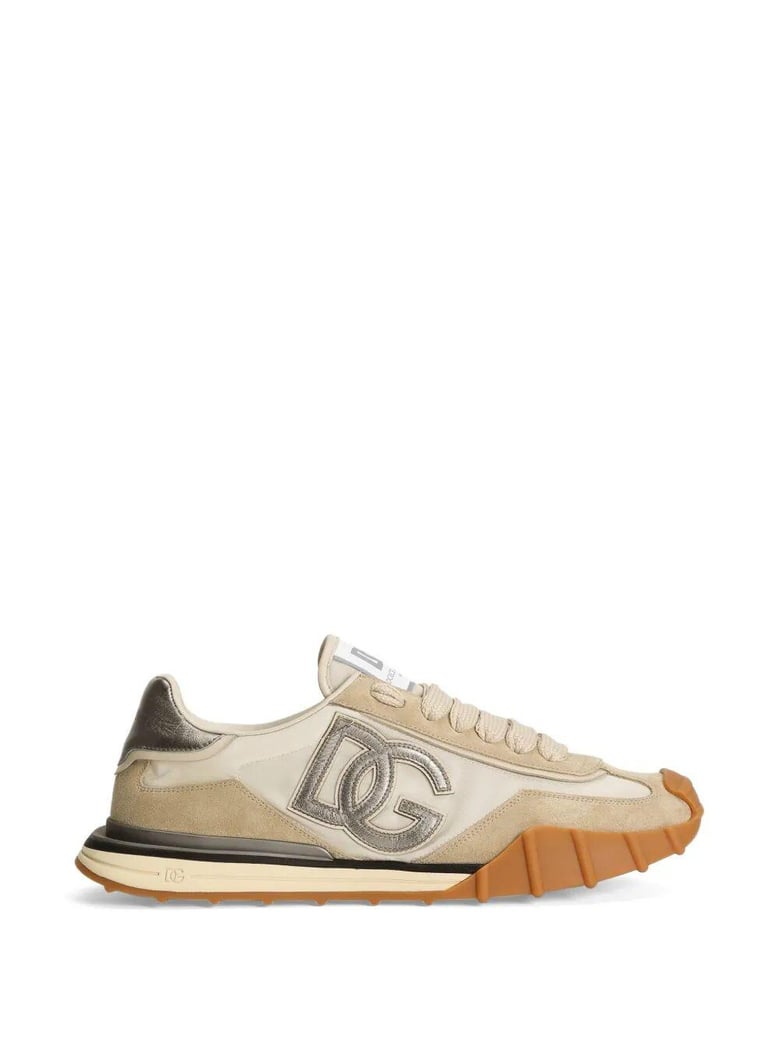dg athletic fabric and suede sneakers by Selfnex