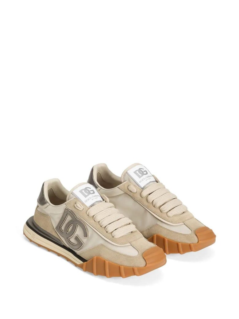 dg athletic fabric and suede sneakers by Selfnex